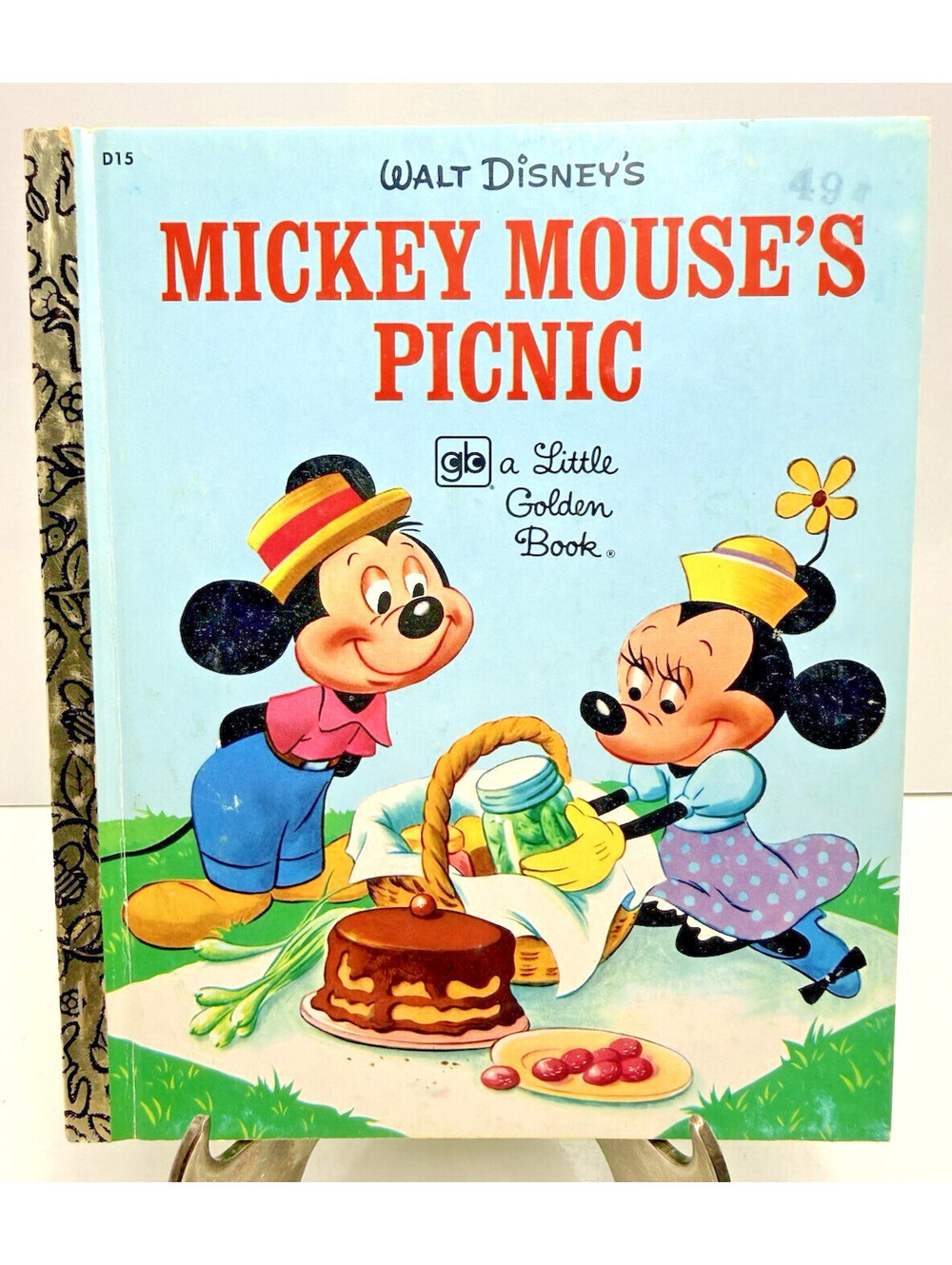 Vtg 1948 Walt Disney's Pinocchio Childrens Kids Little Golden Book 40s